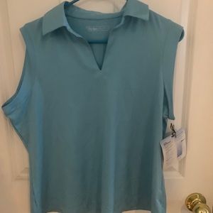 NWT Lady Hagen Sleeveless Cool Max Golf Shirt